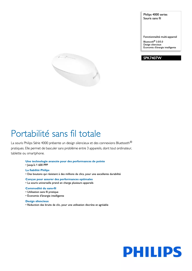 First page image of the manual for SPK7407