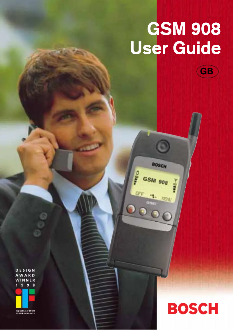 Página 1 del manual Manual de usuario Bosch GSM908