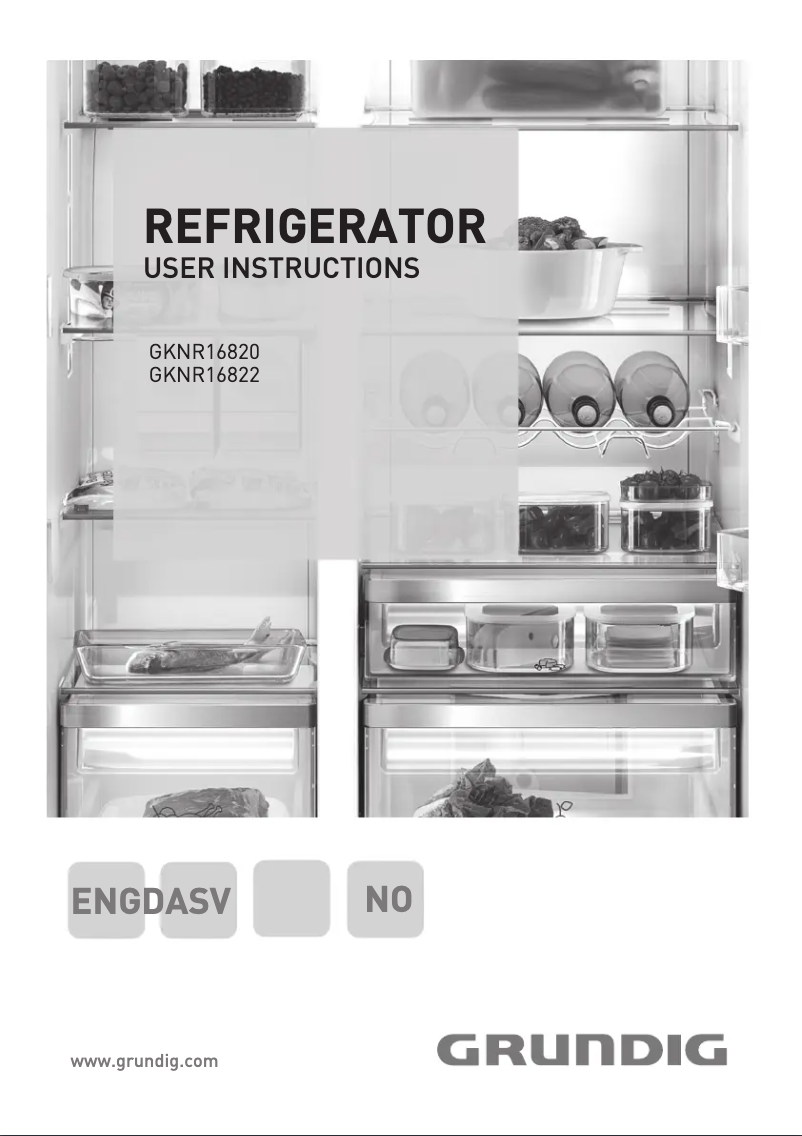 Página 1 del manual Manual de usuario Grundig GKNR 16822
