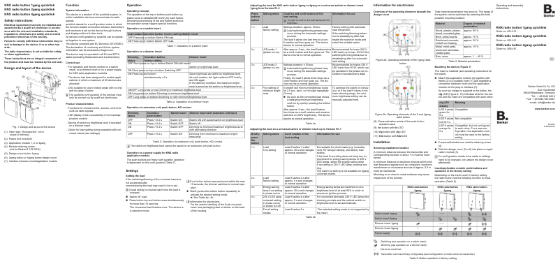 Page 1 de la notice Manuel utilisateur Hager 85145139
