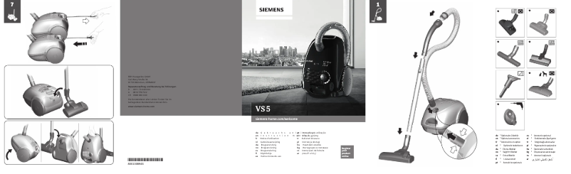 Page n°1 - Manuel utilisateur Siemens VS5C100