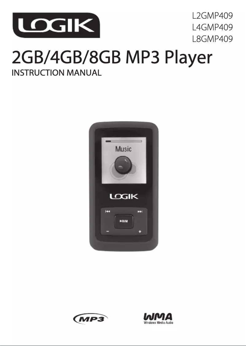 Page n°1 - Manuel utilisateur Logik L8GMP409
