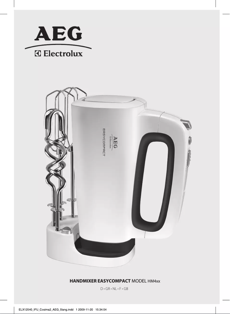 Image de la première page du manuel de l'appareil EasyCompact HM4200