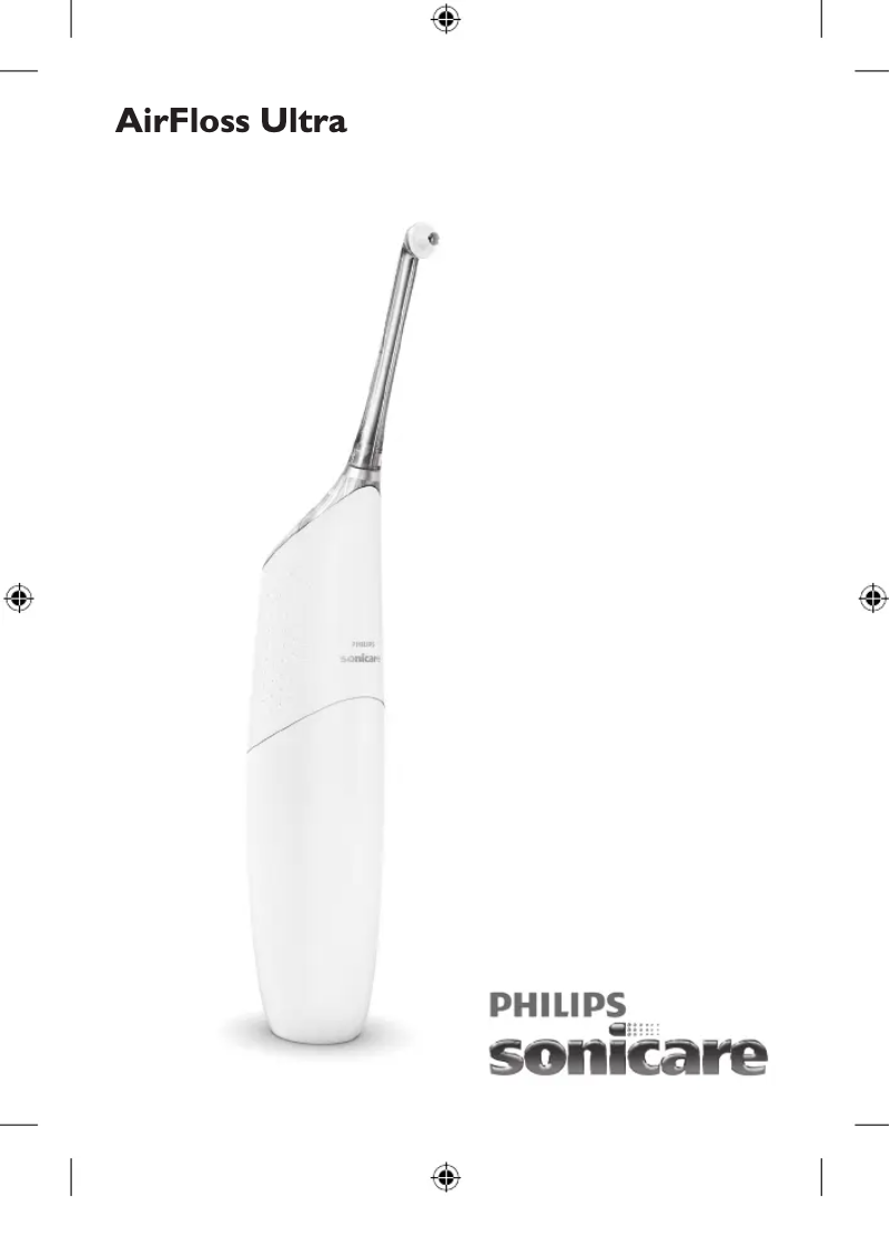 Image de la première page du manuel de l'appareil Sonicare AirFloss Ultra HX8438