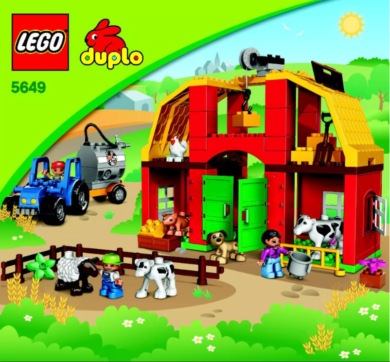 Page 1 de la notice Manuel utilisateur Lego Duplo 5649