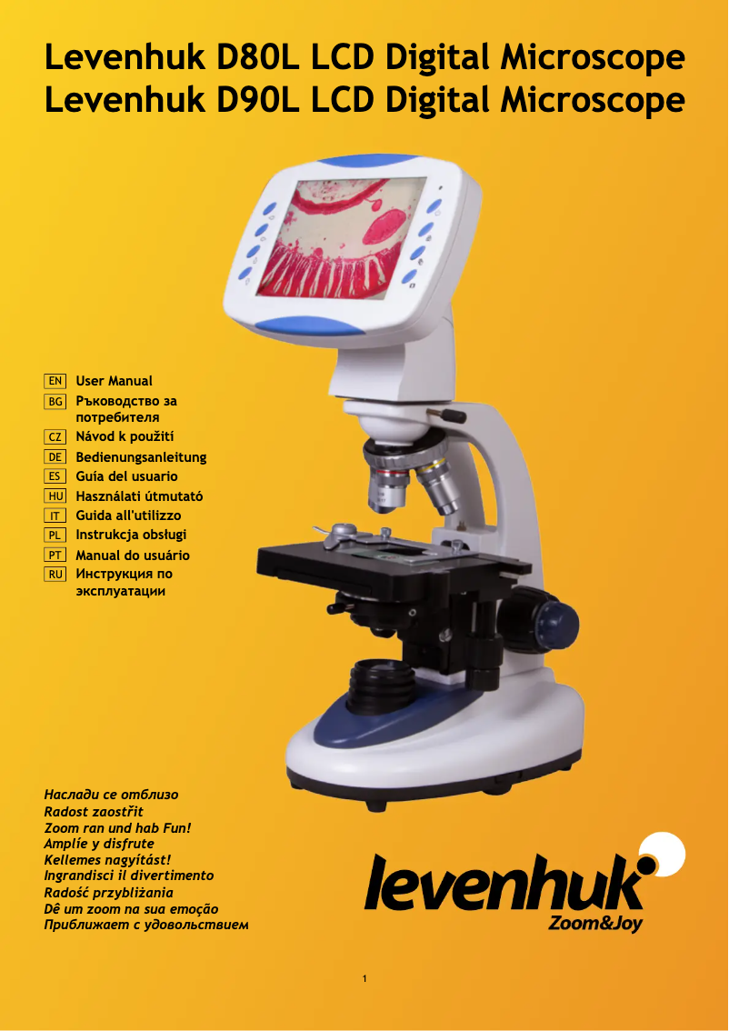 Page n°1 - Manuel utilisateur Levenhuk D90L LCD