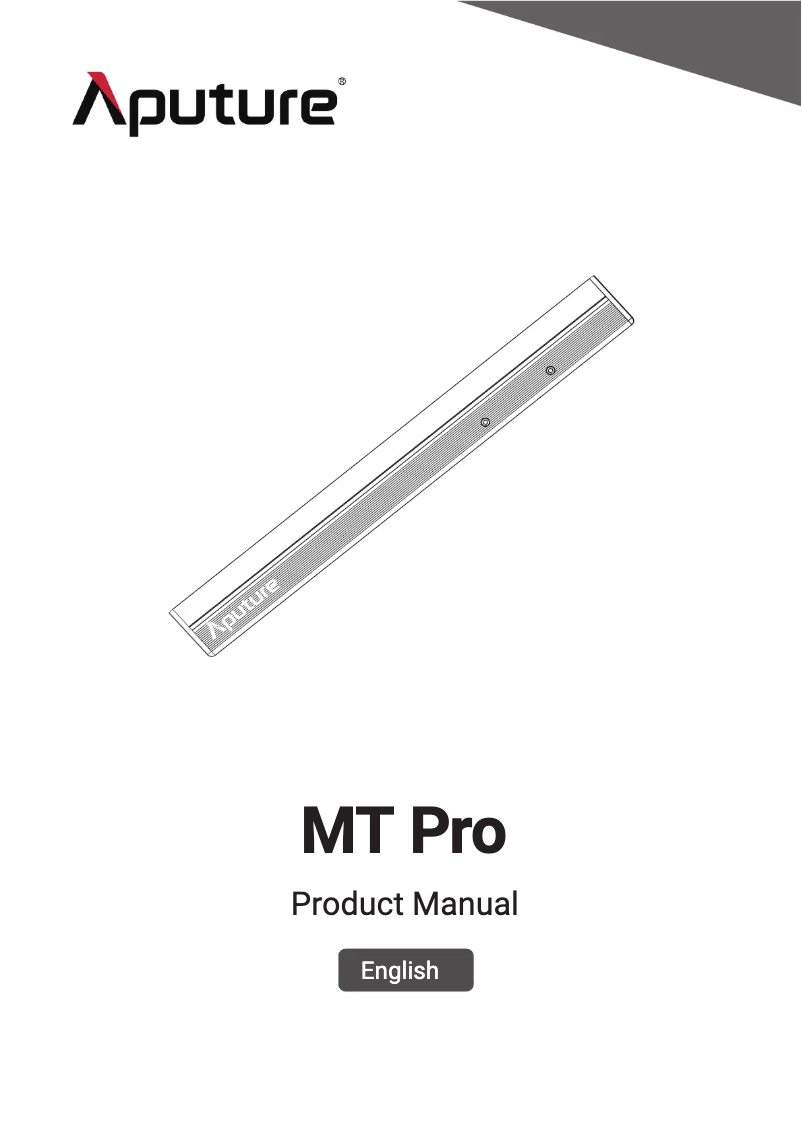 Page 1 de la notice Manuel utilisateur Aputure MT Pro