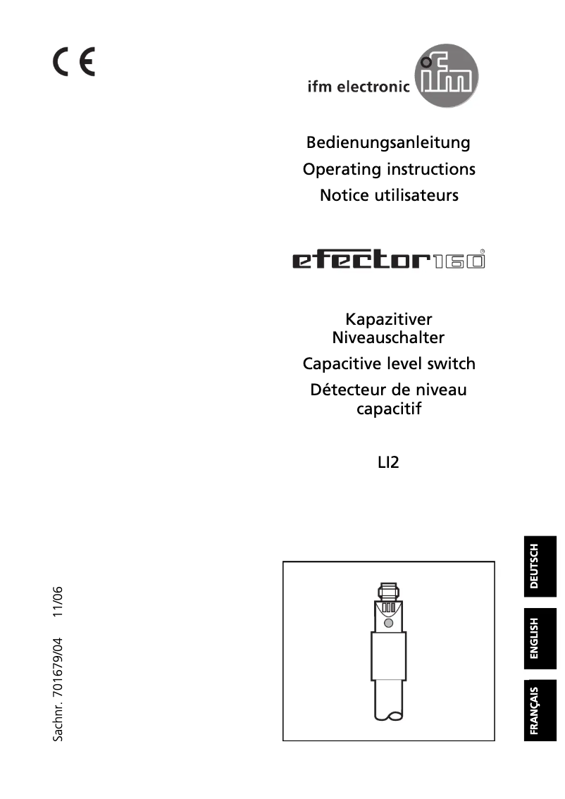 Page n°1 - Manuel utilisateur IFM LI2041