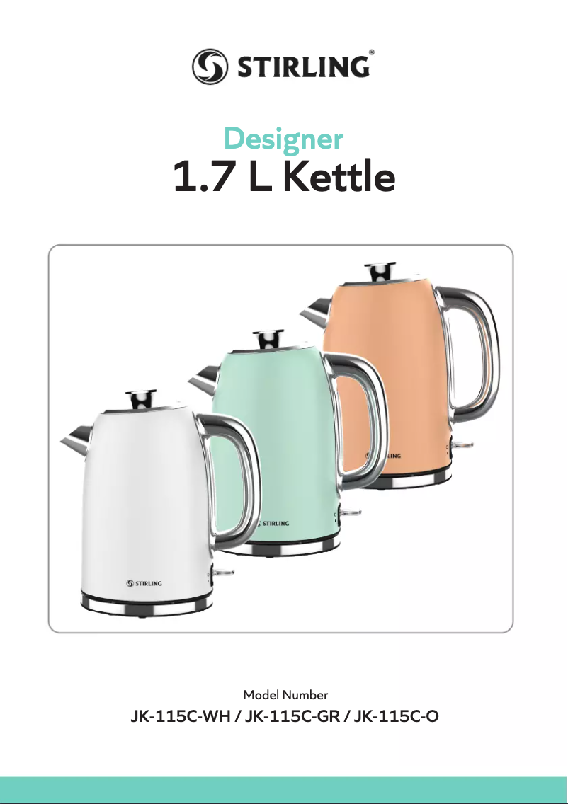 Page 1 de la notice Guide de démarrage rapide Stirling JK-115C