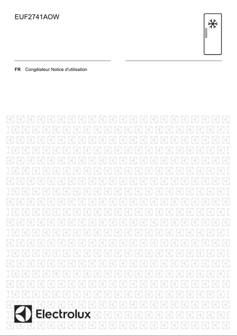 Page n°1 - Manuel utilisateur Electrolux EUF2741AOW