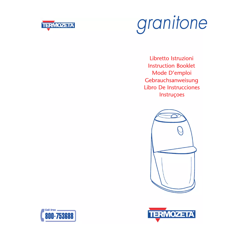 Page n°1 - Manuel utilisateur Termozeta Granitone