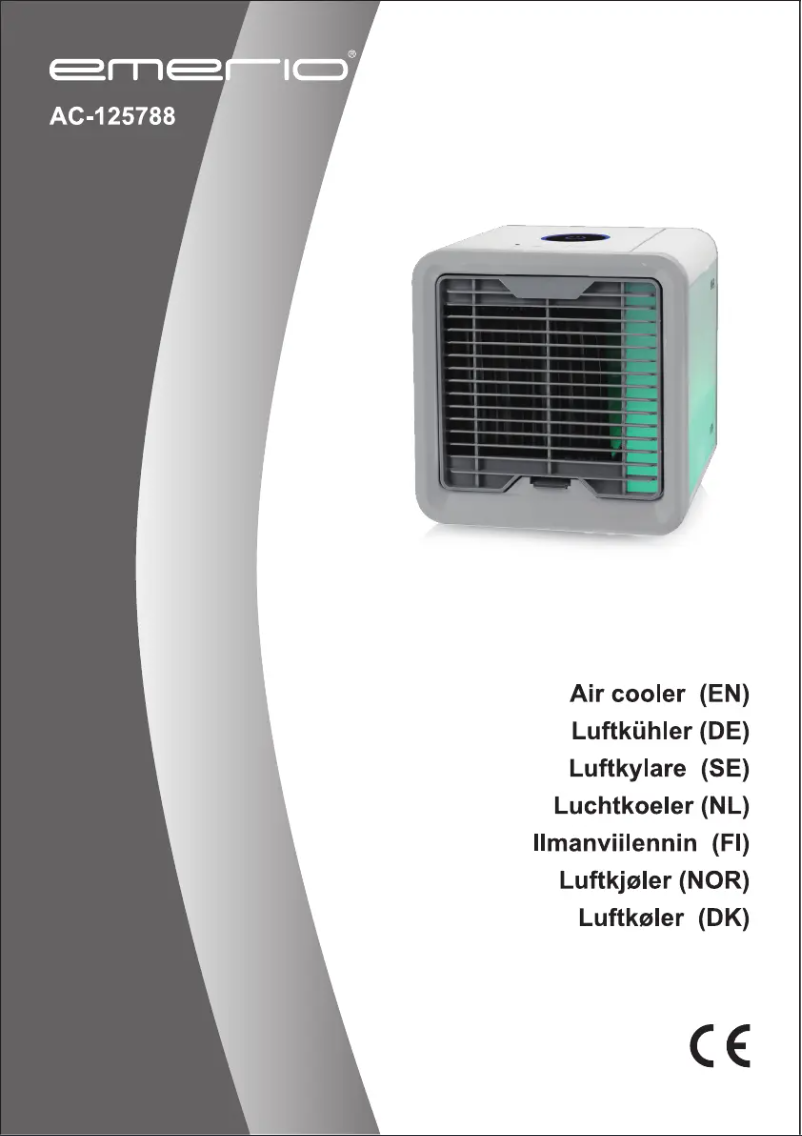 Image de la première page du manuel de l'appareil AC-125788