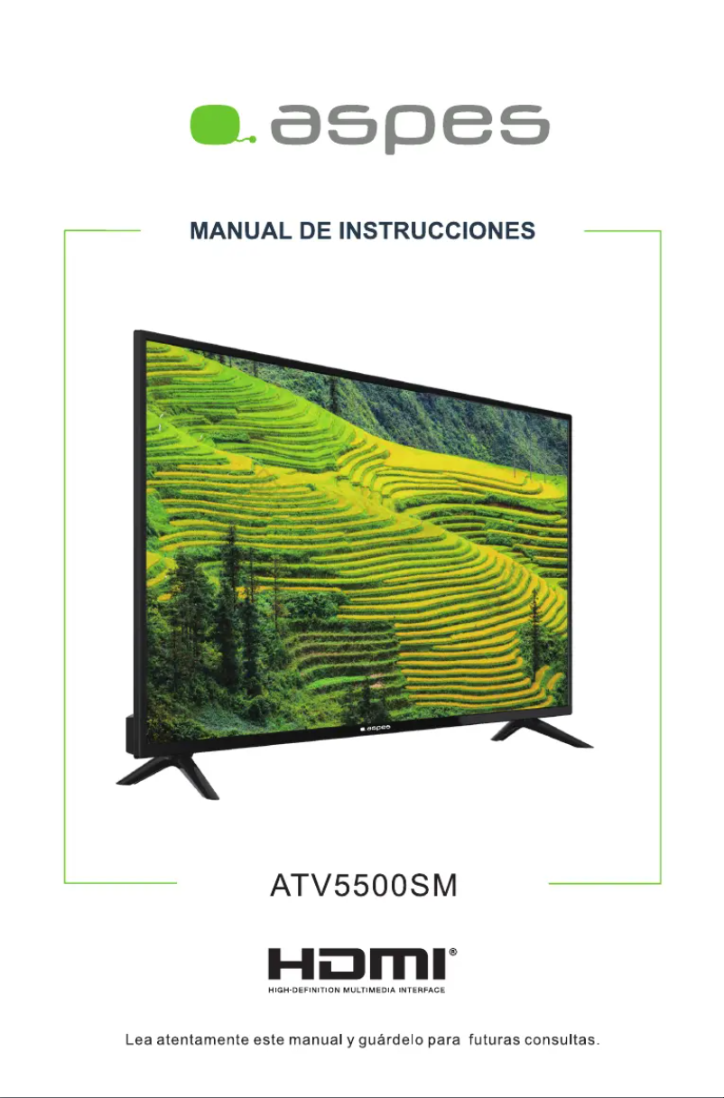 Image de la première page du manuel de l'appareil ATV5500SM