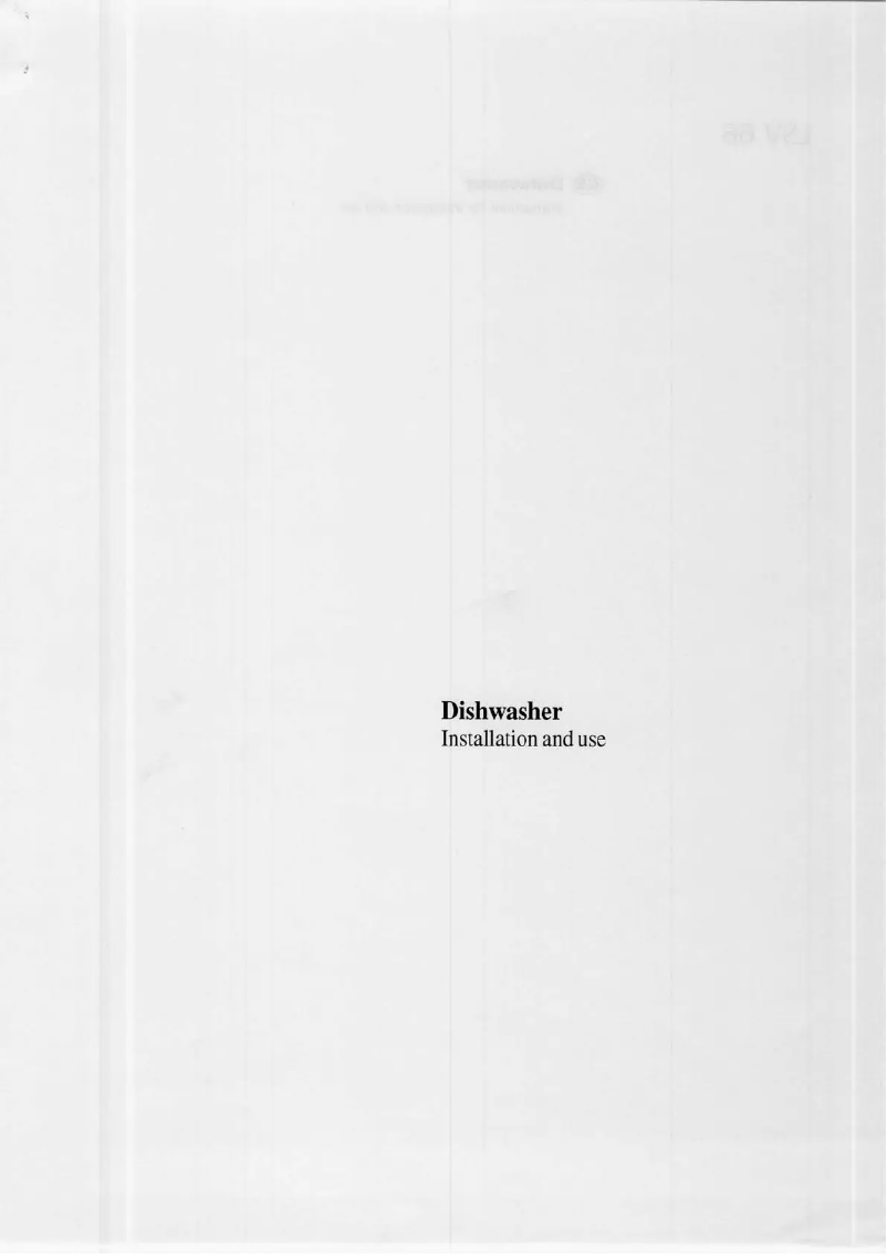 Page 1 de la notice Manuel utilisateur Ariston Thermo LSV66