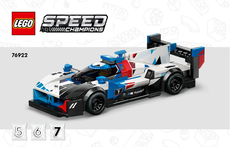 Image de la première page du manuel de l'appareil Speed Champions 76922