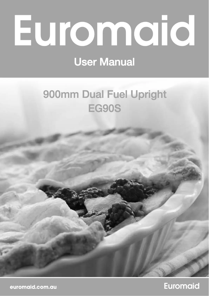 Page 1 de la notice Manuel utilisateur Euromaid EG90S