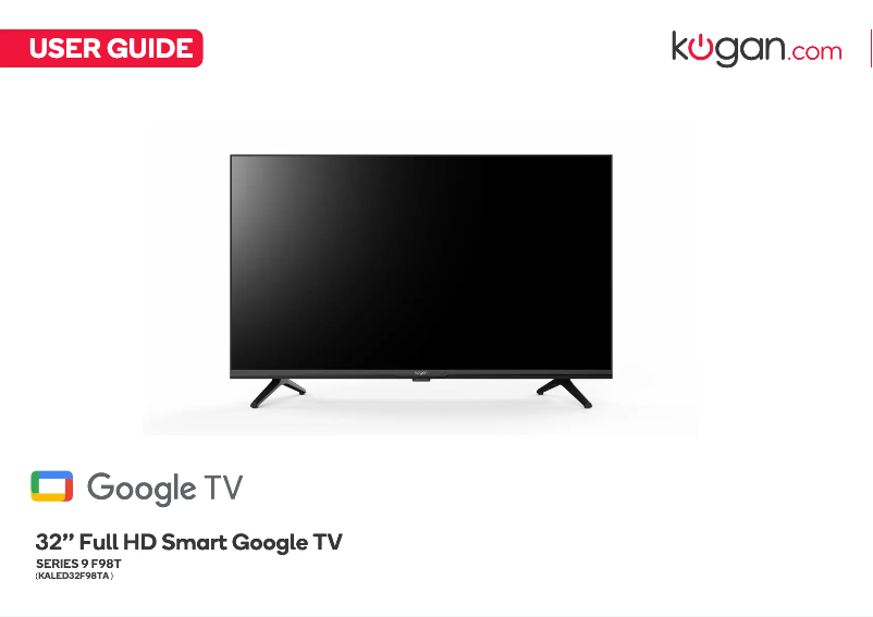 Image de la première page du manuel de l'appareil KALED32F98TA