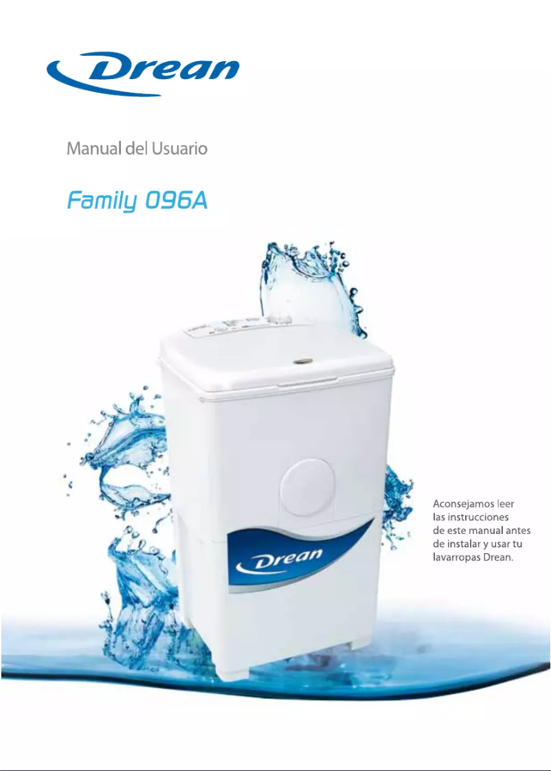 Page n°1 - Manuel utilisateur Drean Family 096 A