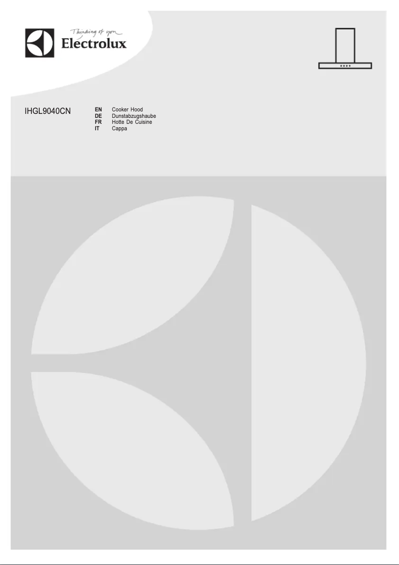 Page 1 de la notice Mode d'emploi Electrolux IHGL9040CN