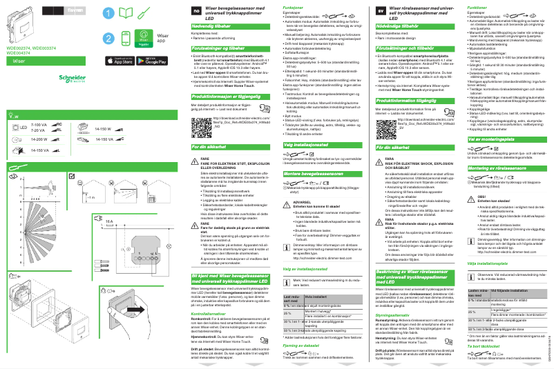 Page n°1 - Manuel utilisateur Schneider WDE002374