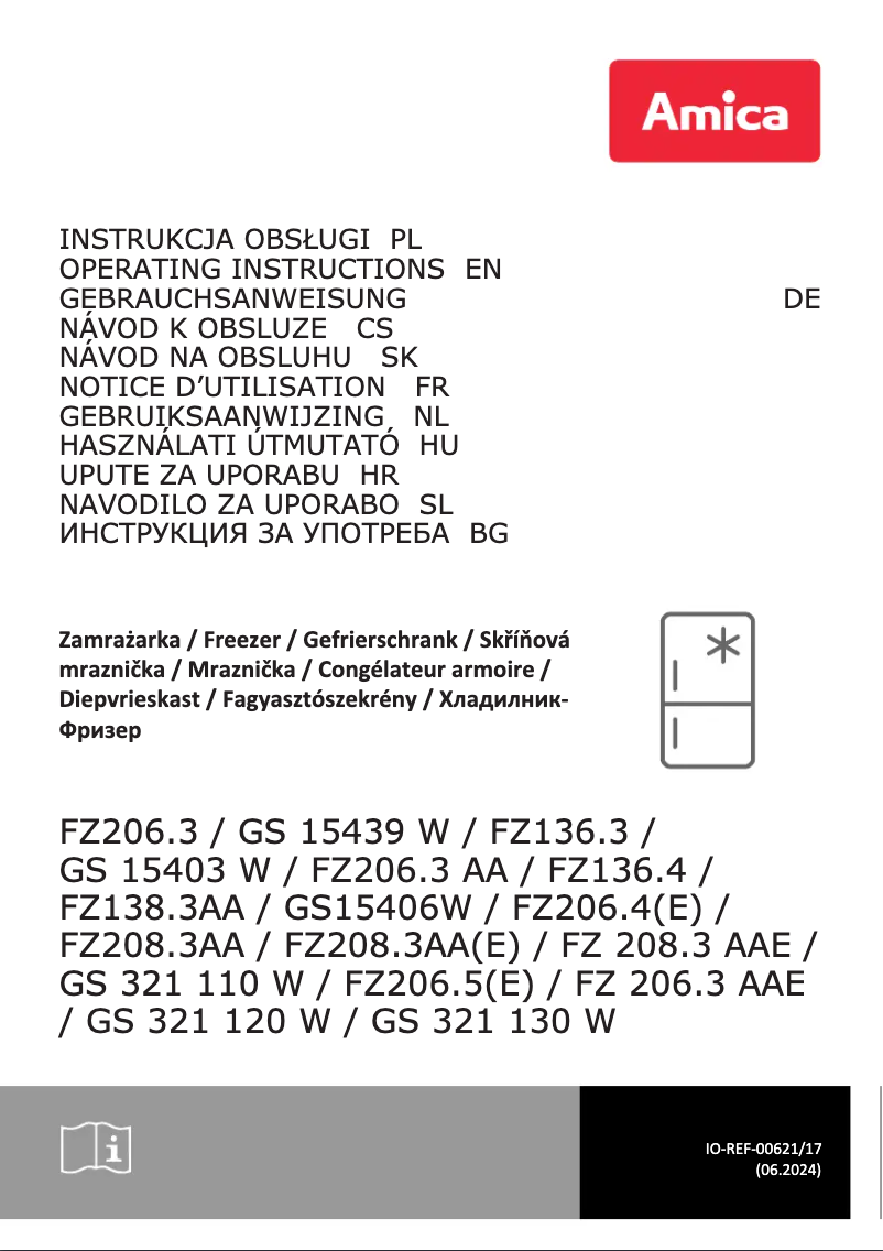 Image de la première page du manuel de l'appareil FZ206.5(E)