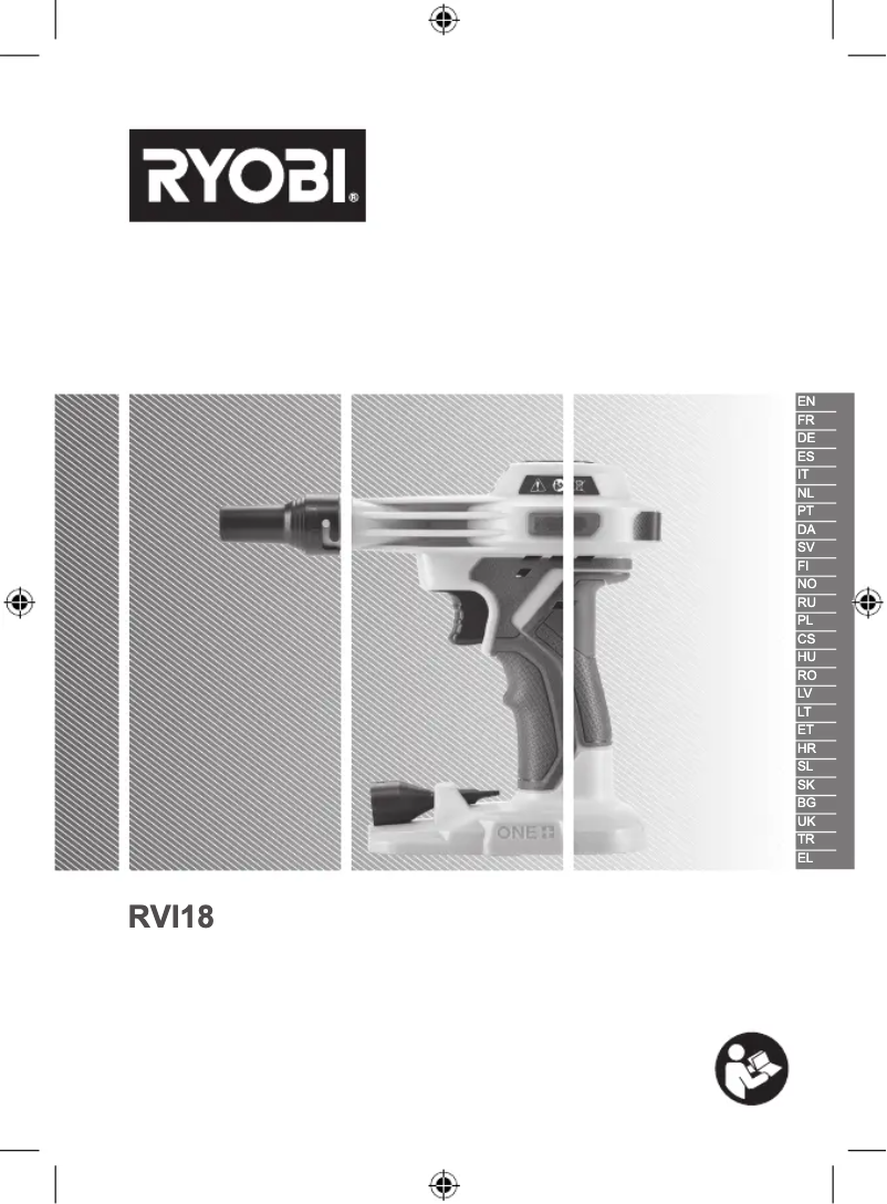 Page n°1 - Manuel utilisateur RYOBI One+ RVI18