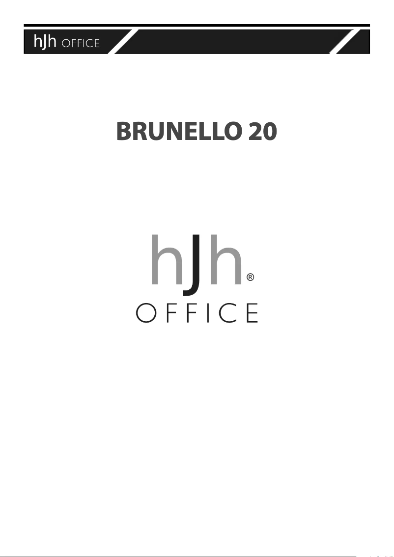Page n°1 - Manuel utilisateur HJH Office Brunello 20