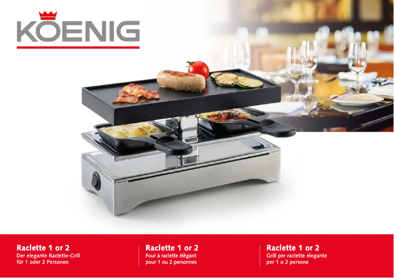 Page 1 de la notice Manuel utilisateur Koenig B02241