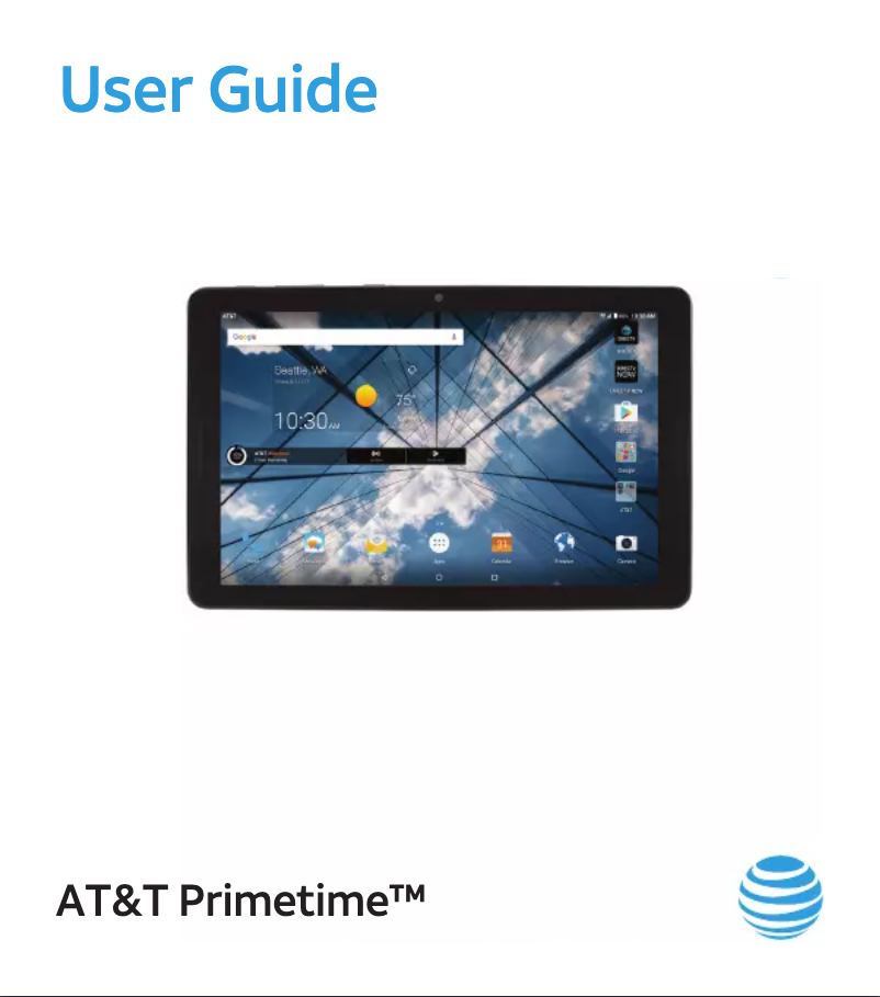 Imagen de la primera página del manual del dispositivo Primetime