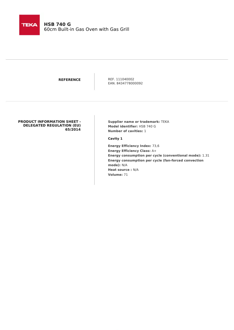 Image de la première page du manuel de l'appareil HSB 740