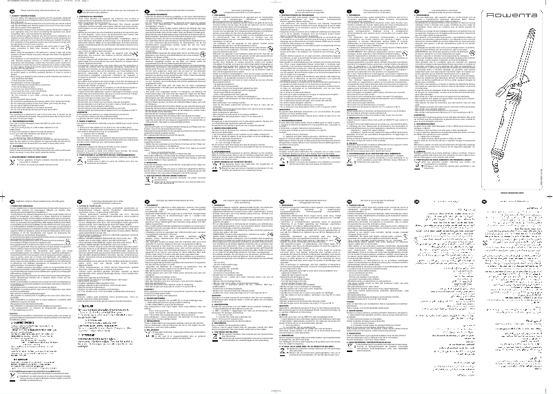 Página 1 del manual Manual de usuario Rowenta CF2005