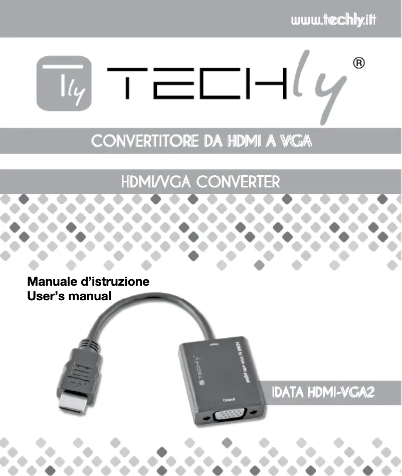 Image de la première page du manuel de l'appareil IDATA HDMI-VGA2