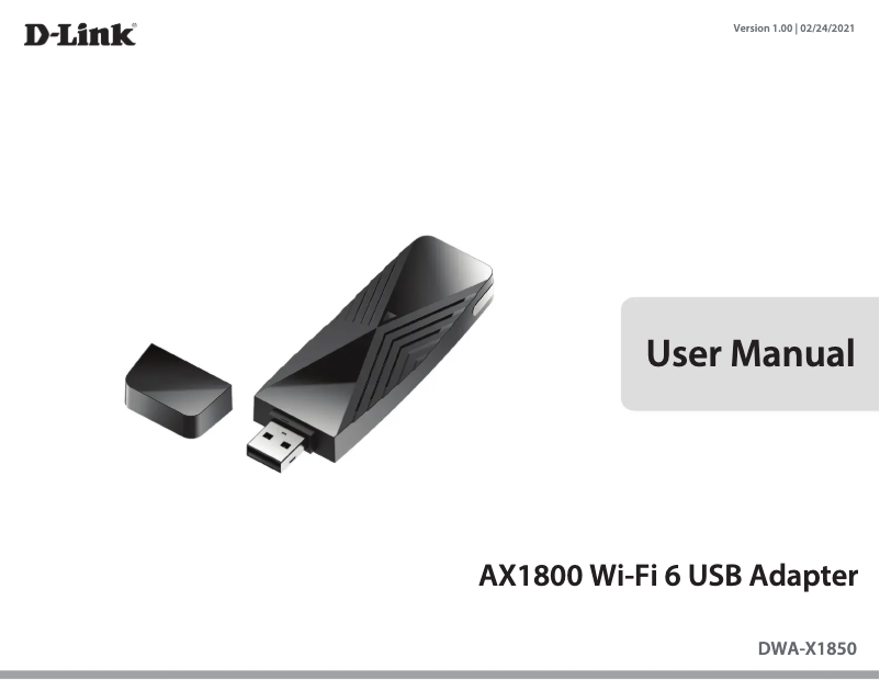 Page n°1 - Guide d'installation D-Link DWA-X1850