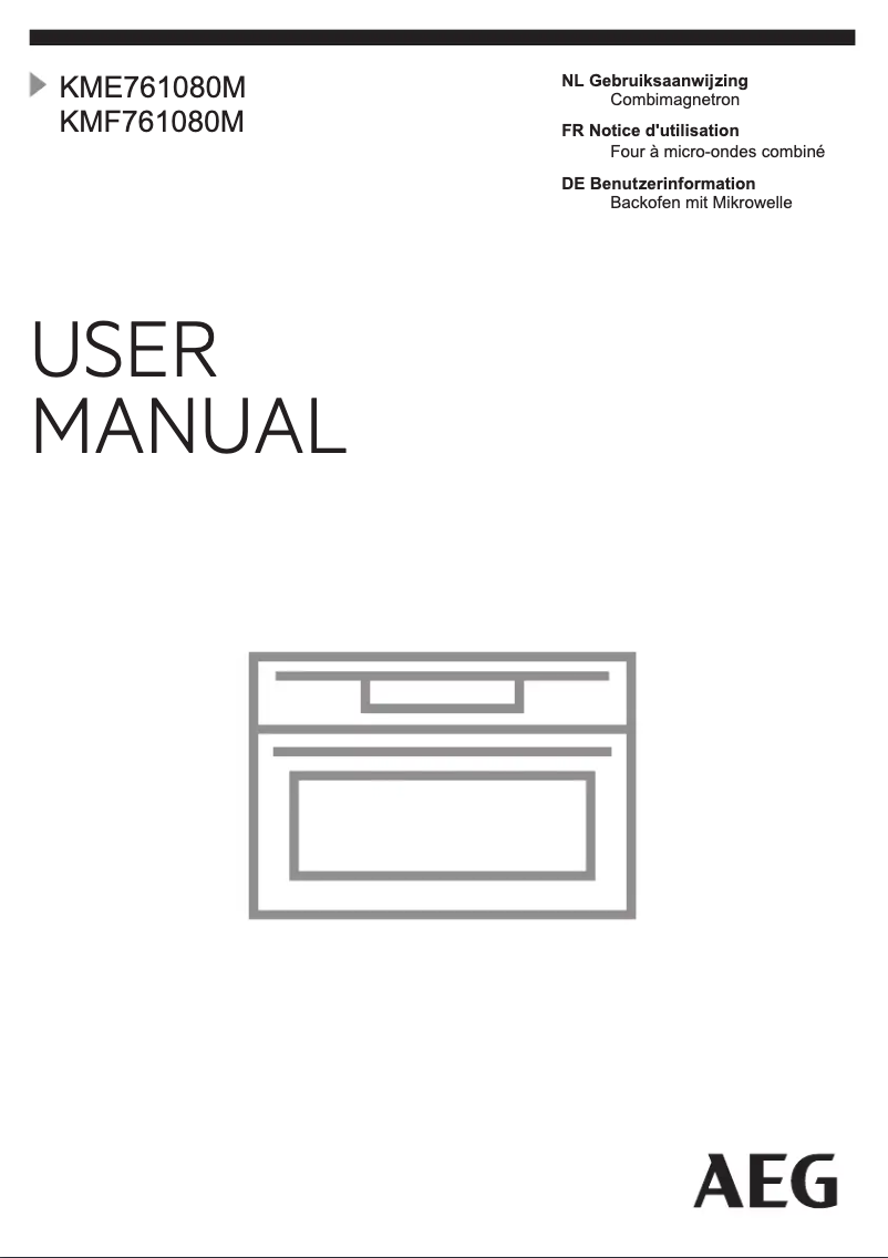 Page n°1 - Manuel utilisateur AEG KMF761080M