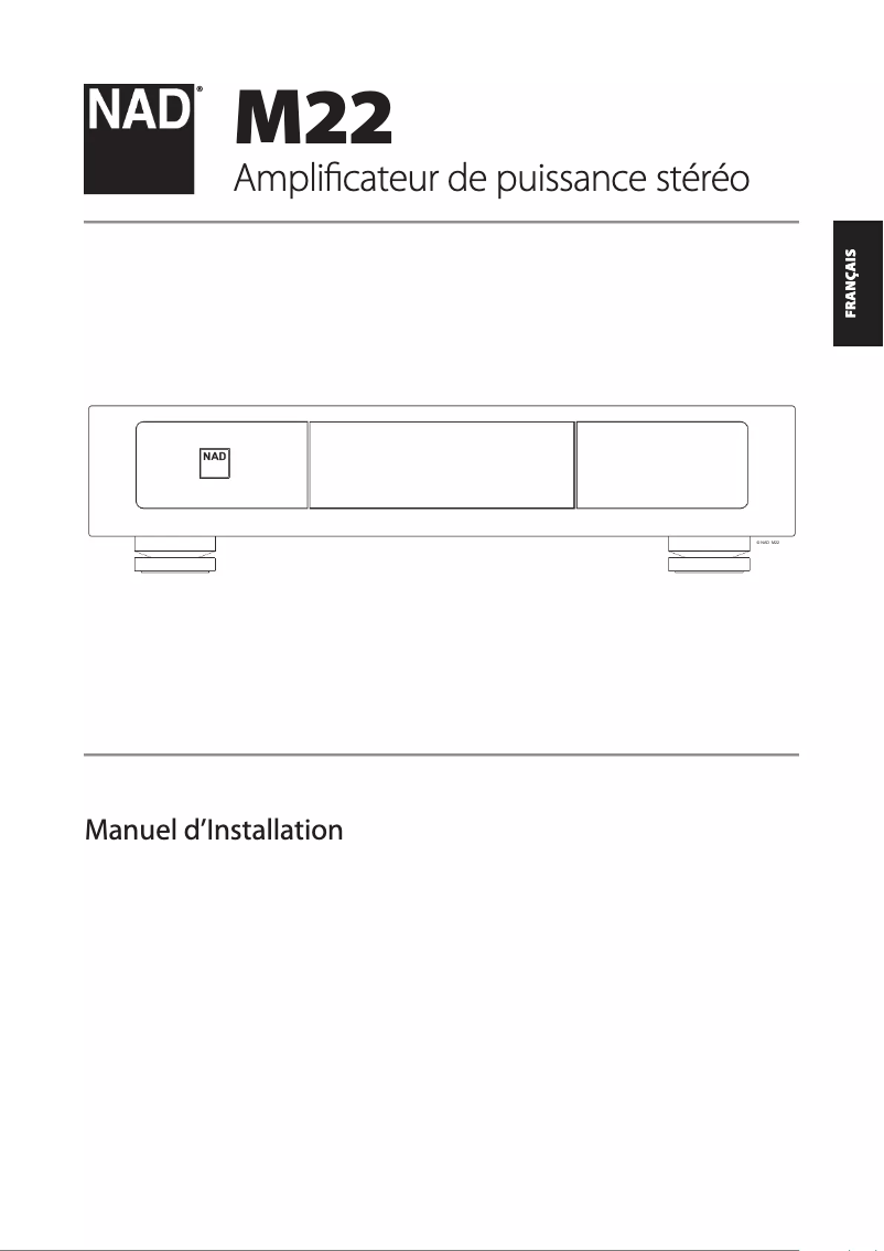 Image de la première page du manuel de l'appareil М22 V2