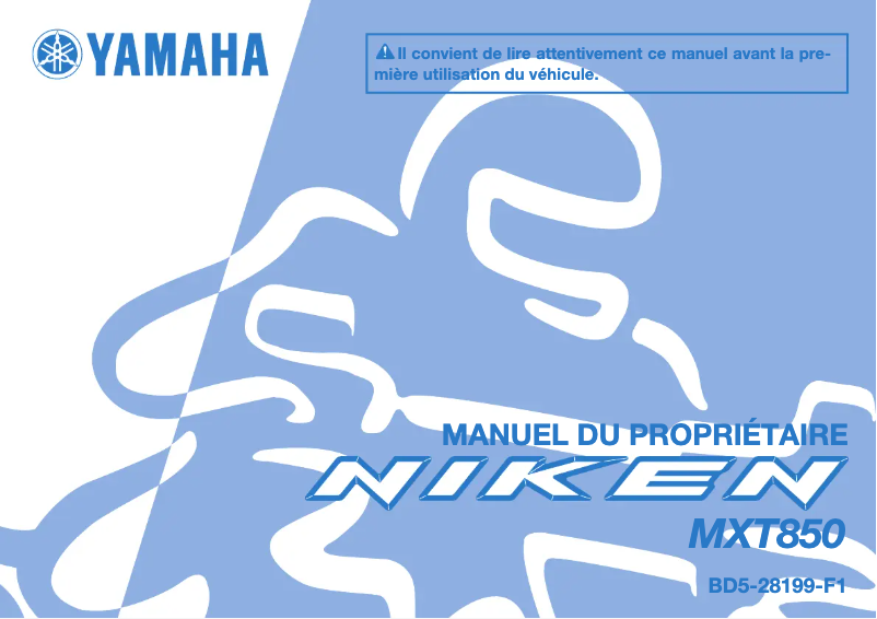 Image de la première page du manuel de l'appareil NIKEN (2020)