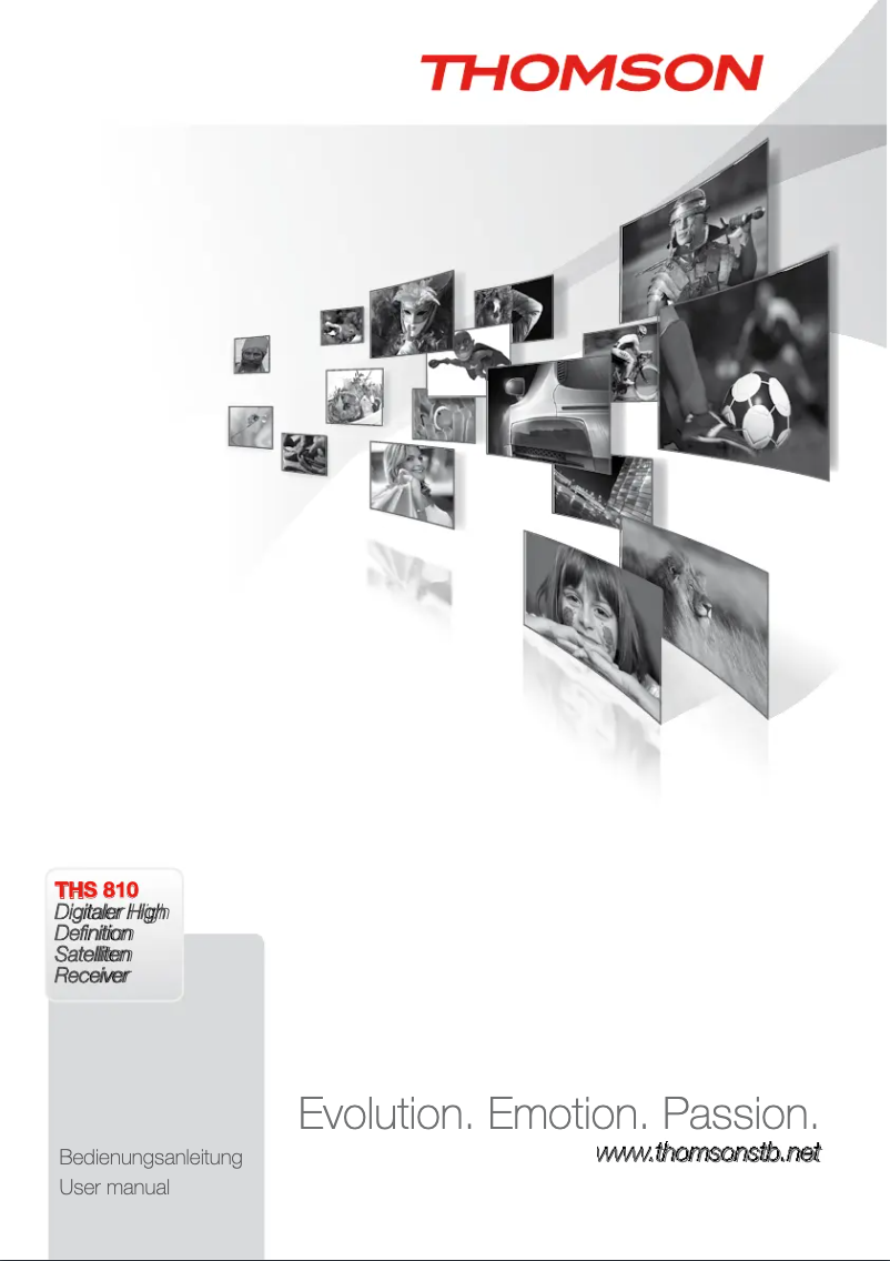 Image de la première page du manuel de l'appareil THS810