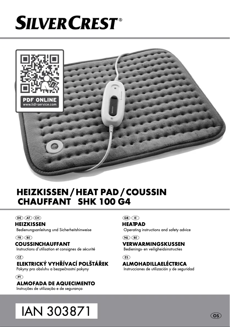 Page n°1 - Manuel utilisateur SilverCrest SHK 100 G4