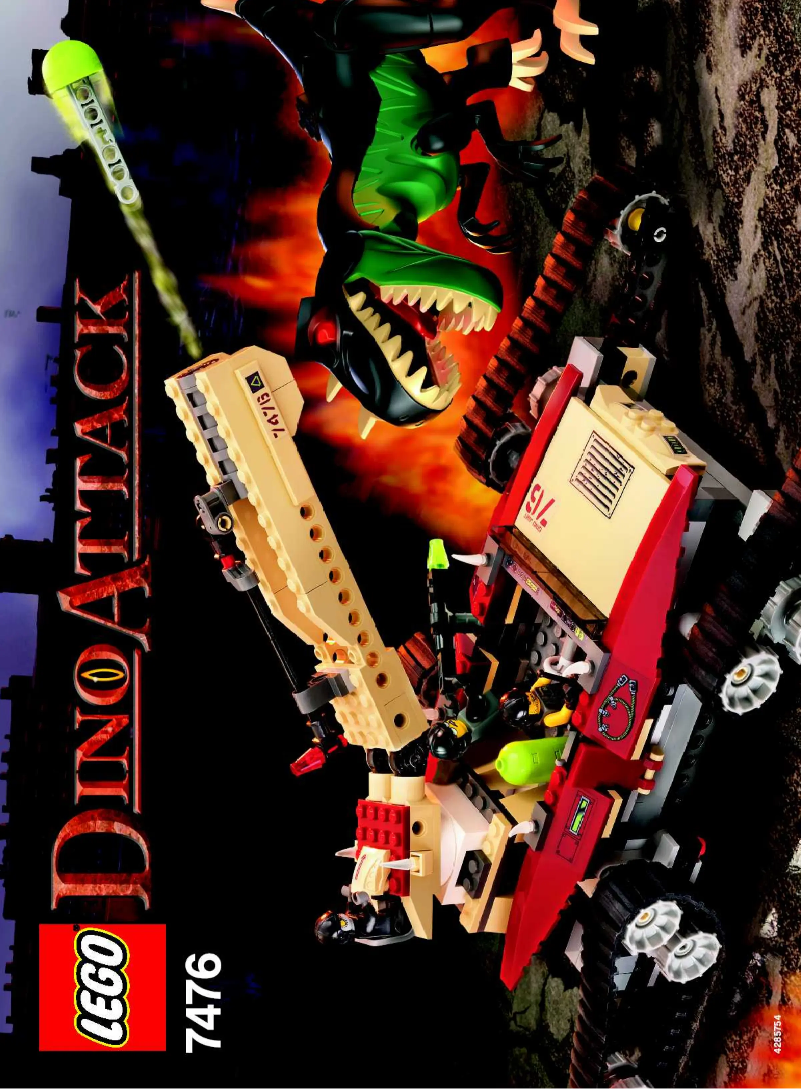 Page n°1 - Manuel utilisateur Lego Iron Predator versus T-Rex