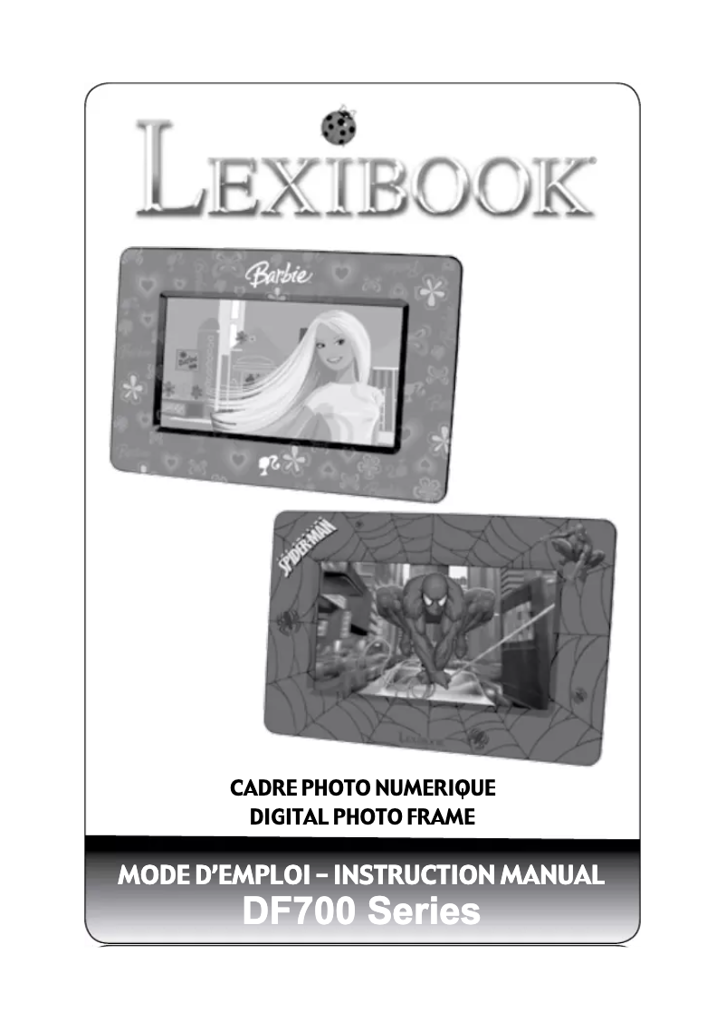Page 1 de la notice Manuel utilisateur Lexibook Barbie DF700SP
