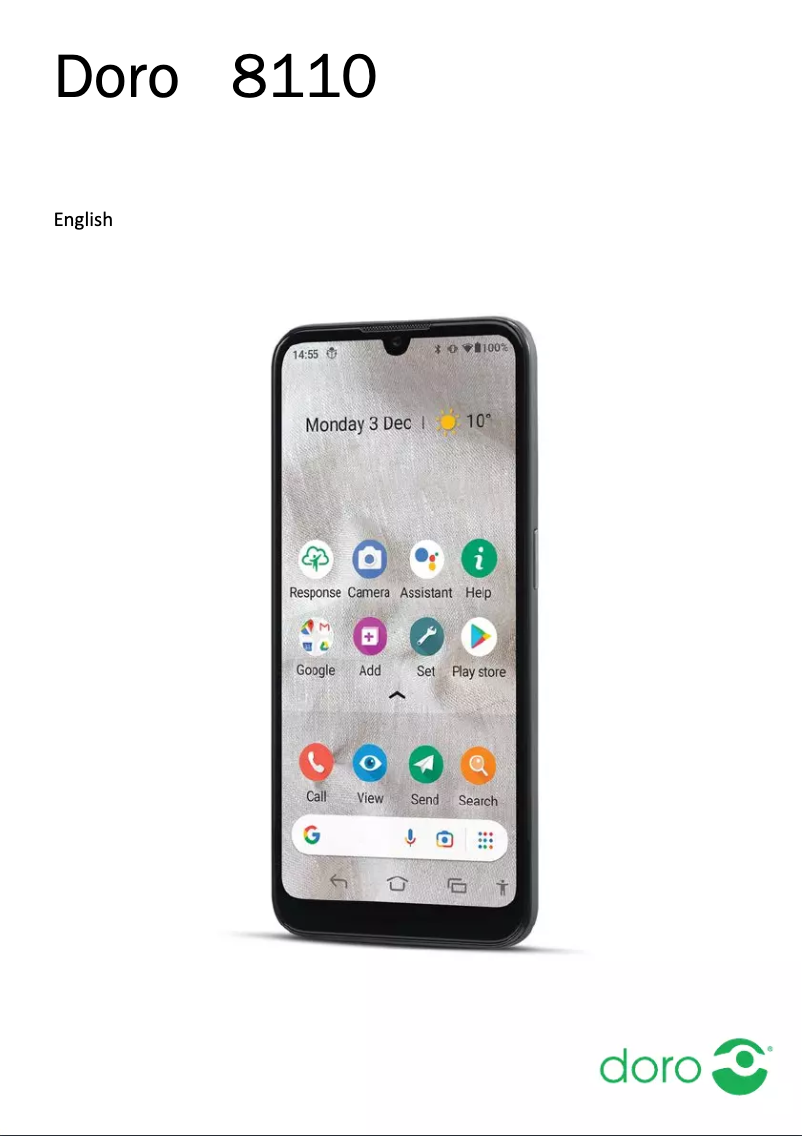 Page 1 de la notice Manuel utilisateur Doro 8110