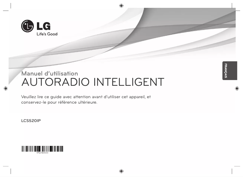 Page 1 de la notice Manuel utilisateur LG LCS520IP