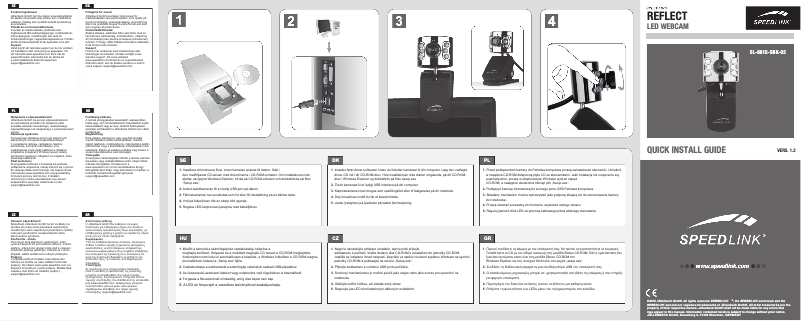 Image de la première page du manuel de l'appareil Reflect SL-6815-SBK-02