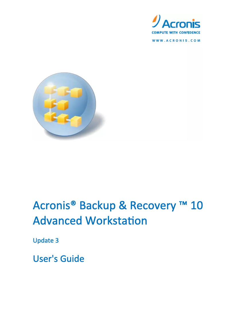 Page 1 de la notice Manuel utilisateur Acronis Backup & Recovery 10
