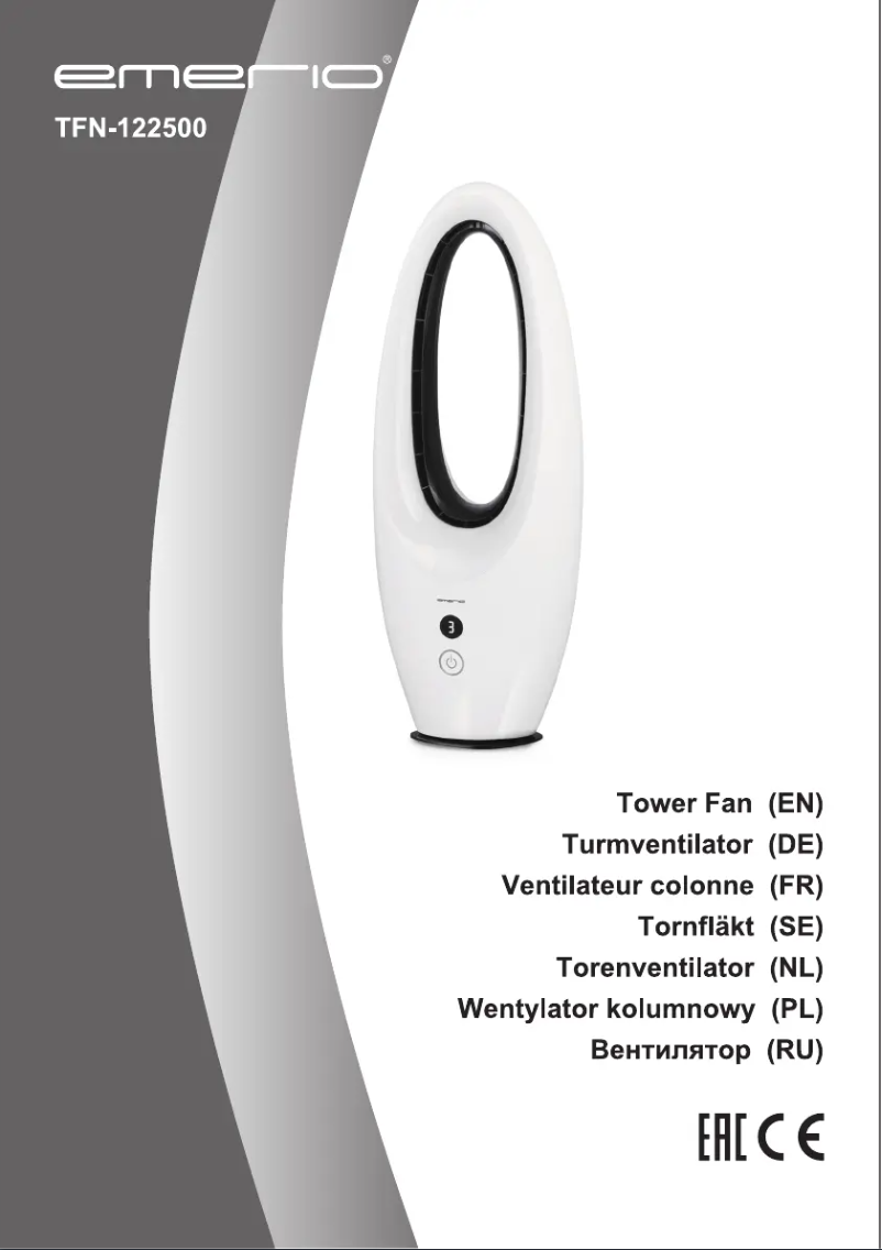 Página 1 del manual Manual de usuario Emerio TFN-122500