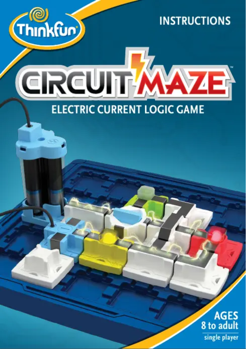 Page n°1 - Manuel utilisateur ThinkFun Circuit Maze