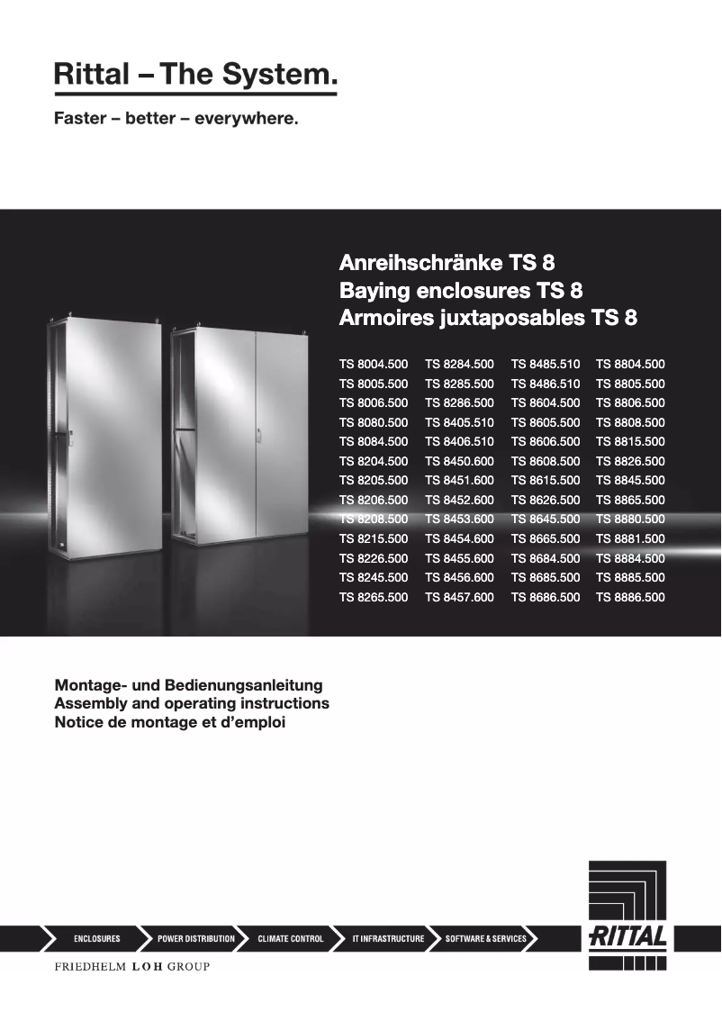 Image de la première page du manuel de l'appareil TS 8004.500