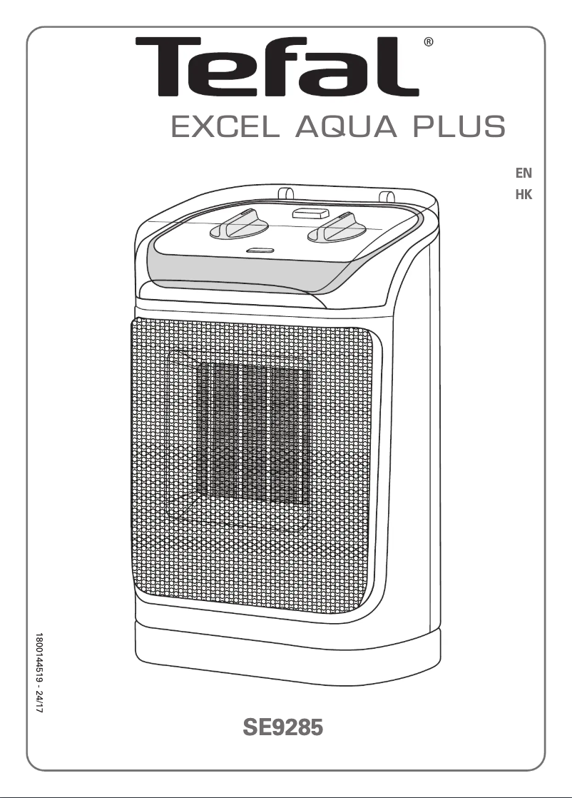 Page 1 de la notice Manuel utilisateur Tefal Excel Aqua Plus SE9285