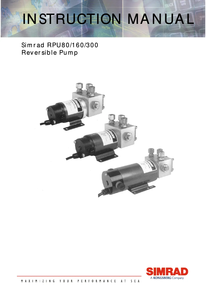 Image de la première page du manuel de l'appareil Reversible Pumps