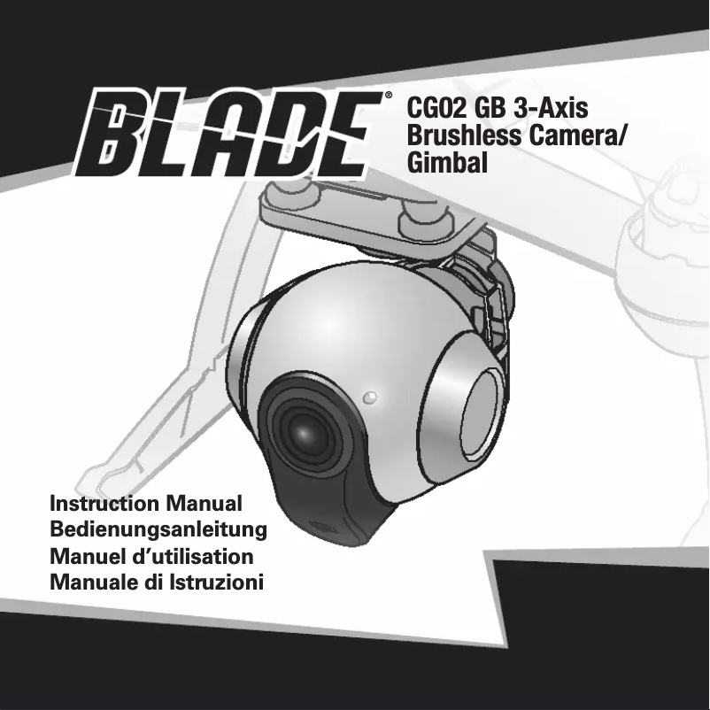 Page 1 de la notice Manuel utilisateur Blade BLH8110